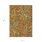 Edge Collections - 3' x 5' - Orange - Washable Non-Skid Indoor Outdoor Area Rug with Paisley Design - 1 Piece